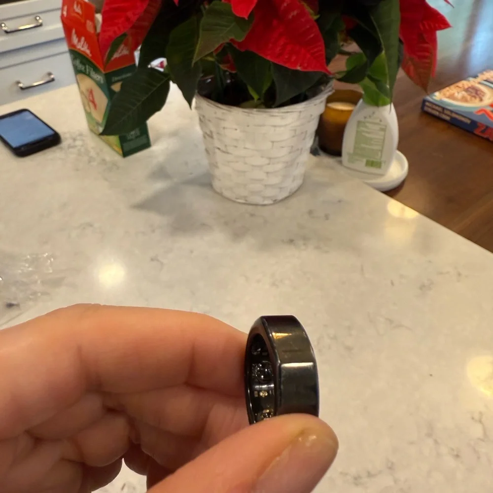 Oura Ring Black Heritage Gen 3 Size 8